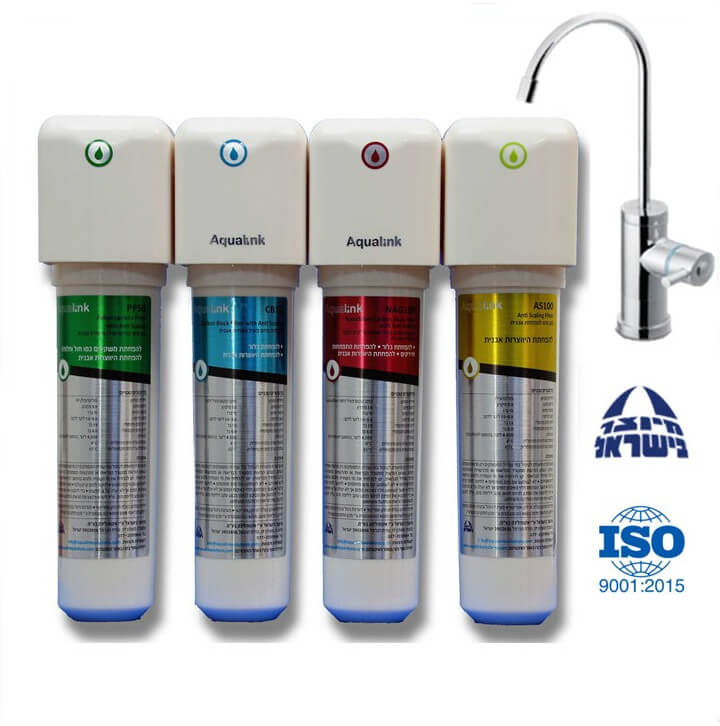 אקווה אופטימה - AquaOptima מערכת טיהור מים 4 שלבים | מסנן מים