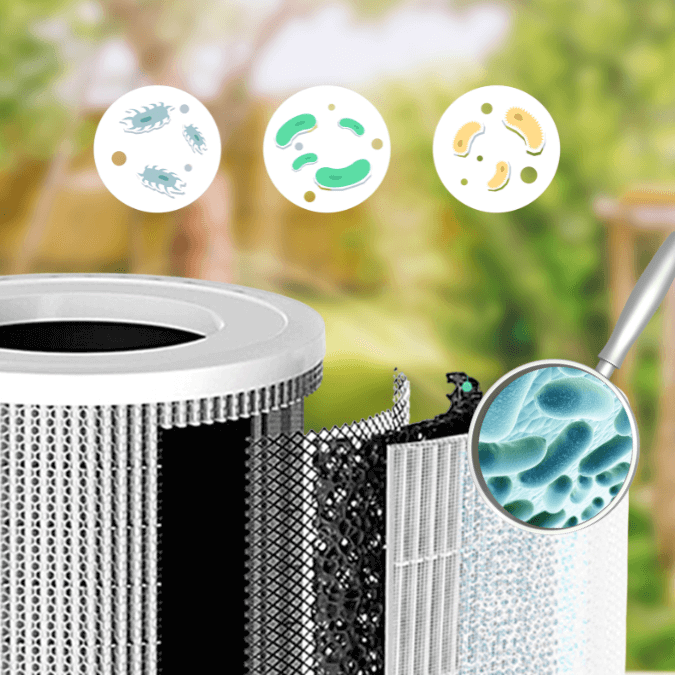 חלקי הסנן במערכת טויהור אויר