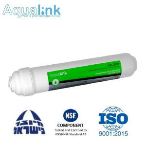 מסנן קו משולב אבנית מתאים לבר מים קרים וחמים - חיבור מהיר