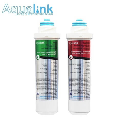 סנן מים להחלפה למערכת טיהור מים, 2 שלבים - AquaMaster